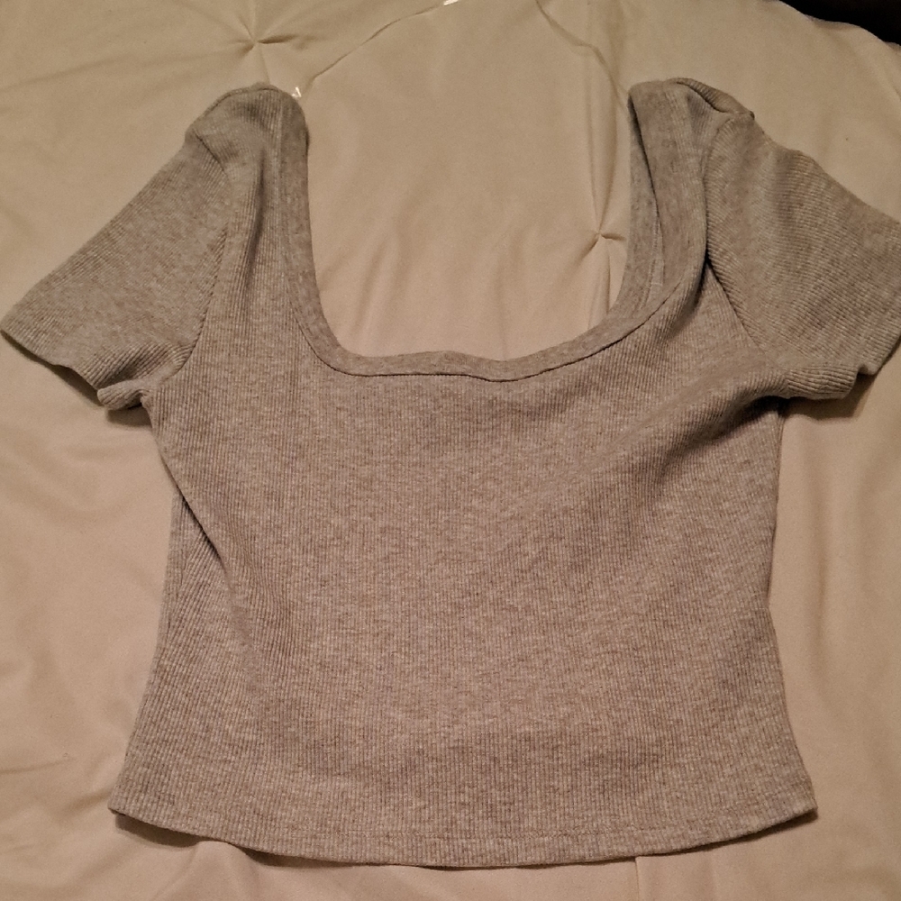 Gray Women's Top